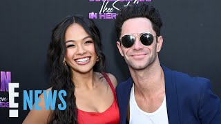 Jenn Tran amp Sasha Farber Fuel ROMANCE Rumors With “Private Rehearsals” TikTok  E News [upl. by Cyrus348]