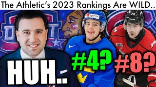 The Athletics Consensus 2023 NHL Draft Rankings Are WILD Bedard Top Prospect Trade RumorsNews [upl. by Milman]