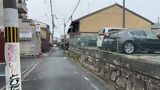 Kyoto 4K  Snowy Flurry Walk in Kamigyo Ward Kyoto 雪の日 在 上京区 [upl. by Wini]