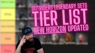 Legendary Sets Tier List  Outriders New Horizon [upl. by Garv100]