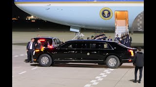 US Präsident Joe Biden  Ankunft Flughafen BER [upl. by Eirameinna]