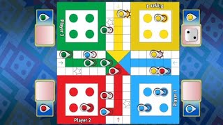 Ludo game in 4 players  Ludo King game in 4 players  Ludo King  Ludo Gameplay [upl. by Erich]