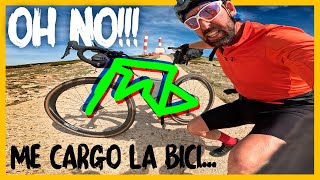 🤦‍♂️ Me cargo la BICI de GRAVEL ⛰️ Review Restrap Hike a Bike Harness [upl. by Lewendal]