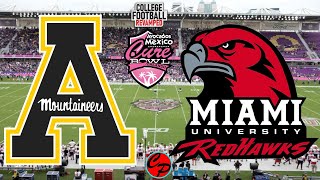 Cure Bowl App State vs Miami Ohio NCAA Football 14 Revamped Sim [upl. by Proffitt521]