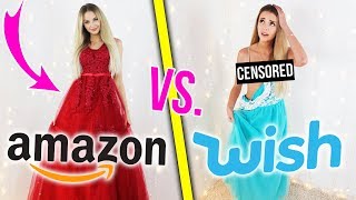 PRINZESSINNEN KLEIDER IN LIVE Anprobe đź± Wish vs Amazon  XLAETA [upl. by Nagud865]