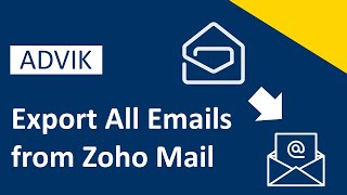 How to Export All Emails from Zoho Mail Updated 2024 Tutorial [upl. by Khanna485]