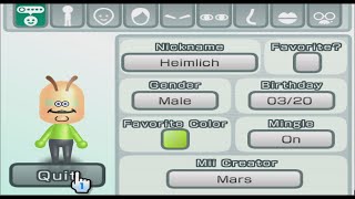 Heimlich  A Bugs Life  Mii 1796 [upl. by Colfin555]