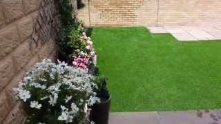 Artificial Grass Installation With Indian Sandstone [upl. by Stanley]