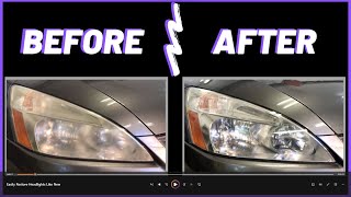 Easily Restore Headlights [upl. by Avery]