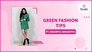 Green Fashion Look Ft Shaurya Sanadhya DrabToFab Shorts  Myntra [upl. by Elahcim]