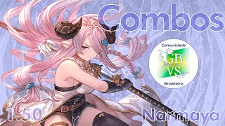 Granblue Fantasy Versus Rising  combos  Narmaya ver 150 [upl. by Burgwell]