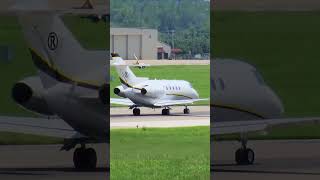 2008 Hawker Beechcraft Hawker 900XP  Takeoff  Kansas City Downtown Airport MKCKMKC  N190SW [upl. by Ahsinit367]