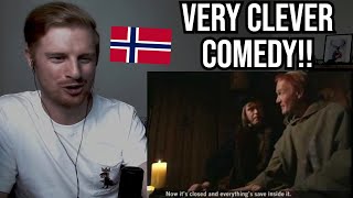 Reaction To Øystein og jeg  Medieval helpdesk Norwegian Comedy [upl. by Ahsekal706]