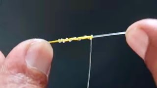 Fishing Knot For Connecting Braid To Leader Line [upl. by Diane-Marie]