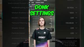 BEST PRO CS2 Video Settings For STRETCHED Donk shorts [upl. by Enneiluj687]