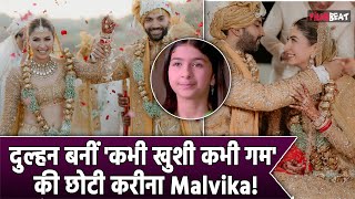 Malvika Raaj ने Goa में Boyfriend संग लिए फेरे Golden लहंगे में दिखीं बेहद खूबसूरतFilmibeat [upl. by Marley678]