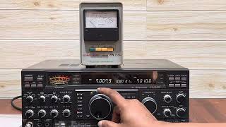 Yaesu FT1021X HF 200W Open Freq 220V [upl. by Arymat315]