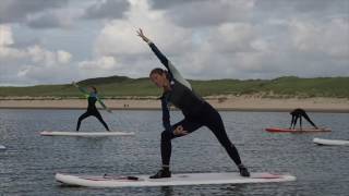 SUP Yoga auf Spiekeroog [upl. by Anelim]