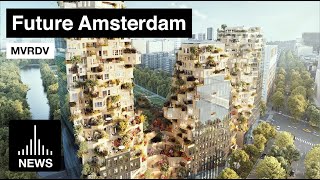 Future Amsterdam  Valley by MVRDV Tops out in Zuidas District [upl. by Adama941]