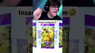 How did bro solve the anagram so quick💀 itsmiearzclips pokemon pokemontcgpocket twitch youtube [upl. by Irab]