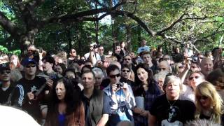 THE MEETLES amp CROWD • If I Fell • John Lennons Birthday  Strawberry Fields • 10910 [upl. by Sanfred]