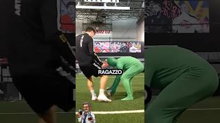 QUESTO RAGAZZO SIMULA I GOAL CON UN GREENSCREEN shorts [upl. by Noami]