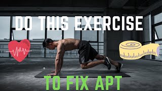 The Best Exercise to Fix Anterior Pelvic Tilt  APT Correction Exercise [upl. by Ardnuasac]