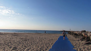 Urlaub in Frankreich  Marseillan Plage  Strand Ansicht 2015 [upl. by Aicirtel379]