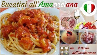 PASTA AMATRICIANA Italiana  How to do quotTutorial 2017quot [upl. by Neale]