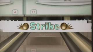 How To Obtain A Strike In Wii Bowling [upl. by Sparks]