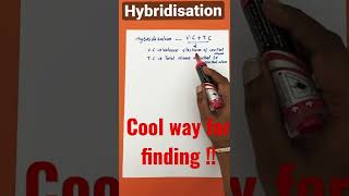 Hybridisation  How to find hybridisation easily [upl. by Mukul]