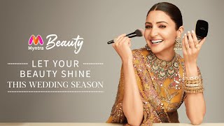 Wedding Beauty Looks with Anushka Sharma  Virtual TryOn  Myntra Beauty [upl. by Eugatnom]