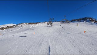 Perisher Front Valley Ski Run On The Village 8 June 2023 [upl. by Burgener74]