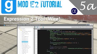 Gmod Expression 2 Tutorial 5a Entities  Introduction [upl. by Hux]
