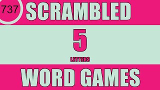 Scrambled Word Games  Can you guess all scrambled words Jumbled Words Guess the Word Games [upl. by Ahsla778]