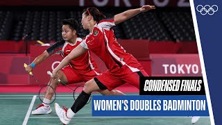 🇮🇩🆚🇨🇳 Womens Doubles Badminton 🏸  Tokyo 2020  Condensed Finals [upl. by Chelsie]