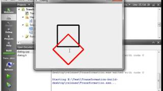 C Qt 80 QPainter Transformations [upl. by Steddman883]