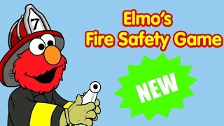 Sesame Street Elmos Fire Safety Educational Kids And Children Games [upl. by Hanala]