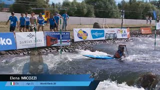 Elena Micozzi Italy  U23 SemiFinal 2024 ICF CanoeKayak Slalom Junior amp U23 World Championships [upl. by Nehemiah964]