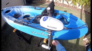 Watersnake T24 installreview for my budget kayak [upl. by Ellenor]