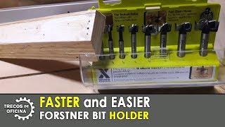 Quick and Easy Forstner Bit Storage [upl. by Ainomar]