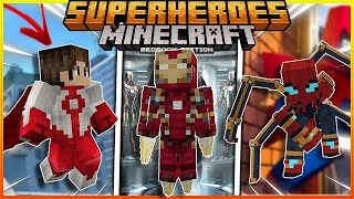 👉 EL MEJOR ADDON DE SUPER HEROES pará MINECRAFT BEDROCK 12050 🔥💫  ADDONS FOR MCPE [upl. by Saxet]