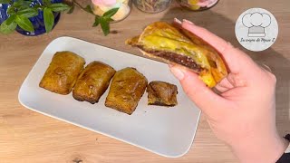 PAIN AU CHOCOLAT RAPIDE à base de feuilles de riz sans gluten sans beurre vraiment trop bon [upl. by Yvor]