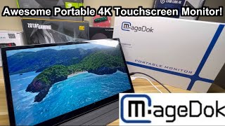 Magedok 156” 4K Portable Touchscreen Display  An Awesome Portable Monitor [upl. by Hortensa96]