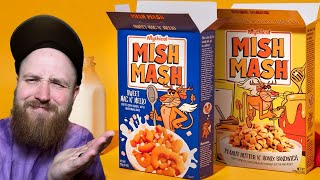 MISH MASH Rhett amp Link’s New Cereal Review 🥣 [upl. by Atneciv]