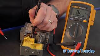 How to test a boiler gas valve with a multimeter [upl. by Eelyahs]