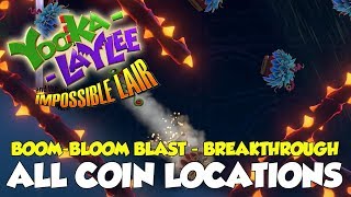 YookaLaylee And The Impossible Lair BoomBloom Blast  Breakthrough All Coins [upl. by Maressa259]