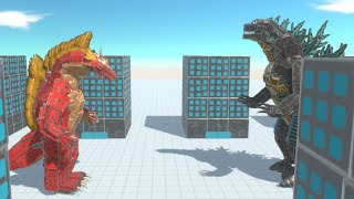 Titanosaurus vs Godzilla and ALL UNITS in ARBS Animal Revolt Battle Simulator [upl. by Doralyn]