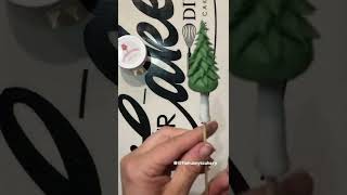 How to make a fondant tree for cake decorating [upl. by Bob315]