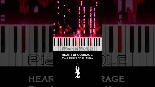 Two Steps From Hell  HEART OF COURAGE piano twostepsfromhell viralshorts [upl. by Malloy140]